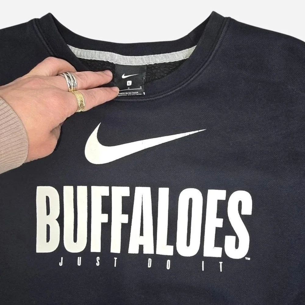Nike black University of Colorado Buffaloes crewneck sweatshirt mens Size L